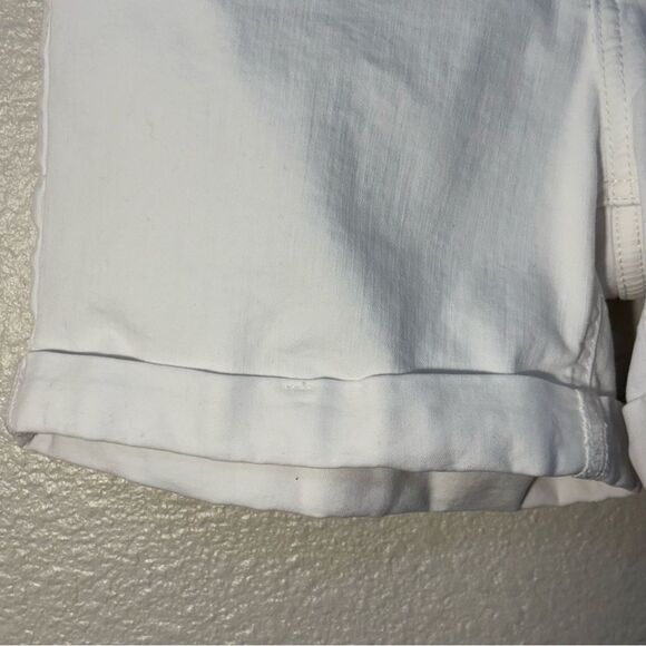 LC Lauren Conrad White Jean Shorts High-Waisted Relaxed Fit Cuffed Women’s 2. - Picture 4 of 9